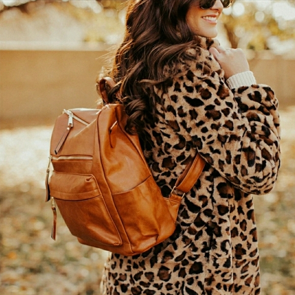 Cognac Convertible Guitar Strap Backpack Purse Bag - Picture 7 of 11